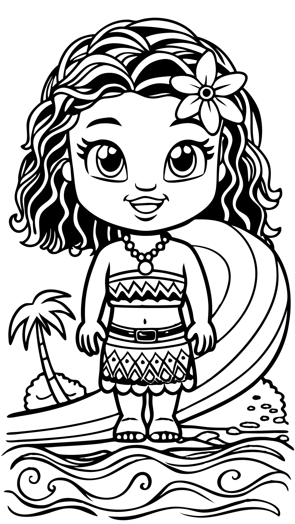 coloriages moana